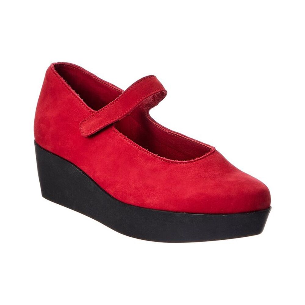 Arche Fujabi Leather Wedge, Red